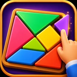 Tangram Puzzle: Polygram Block